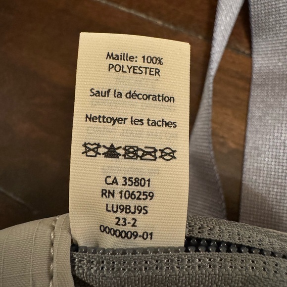 NWOT Lululemon Everywhere Mini Belt Bag Gray Ripstop Adjustable LU9BJ9S - Picture 6 of 6